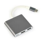 USB adapter Type-C to Type-C, USB3.0, HDMI, GEMBIRD,Space Grey, A-CM-HDMIF-02-SG - Image 2