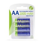 Gembird punjive baterije NiMH AA 4kom 2000mAh, EG-BA-AA20R4-01