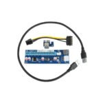 PCI Riser Mining Extender USB3.0 PCI-ex 6-pin power connector, SATA,  GEMBIRD, RC-PCIEX-03 - Image 5
