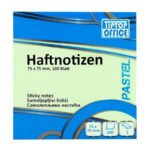 POSTIT TTO 75X75mm ,100l,pastel zelena,TTO 405014