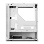 Kućište SHARKOON gaming, RGB Slider, ATX, 1x120mm fan, white, Tempered Glass - Image 6