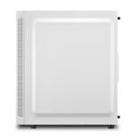 Kućište SHARKOON gaming, RGB Slider, ATX, 1x120mm fan, white, Tempered Glass - Image 7