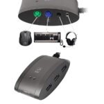 USB HUB za 3 uređaja, PS/2miš, tast., audio,7in1 CR, A4-MS-9