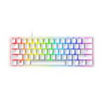 Tastatura Razer Huntsman Mini - Mercury Edition - 60% Optical Gaming Keyboard (Clicky Purple Switch) RZ03-03390300-R3M1