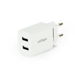 USB punjač GEMBIRD, 2 porta 2,1A, white, EG-U2C2A-03-W
