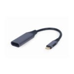 Type-C  to DP, adapter kabl, GEMBIRD USB-C to DisplayPort A-USB3C-DPF-01 - Image 2