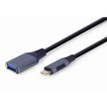USB 3.0 adapter/kabl GEMBIRD Type-C CM/AF 15cm, A-USB3C-OTGAF-01 - Image 3