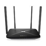 MERCUSYS AC12G AC1300 Dual Band Wireless Router 867Mbps 5GHz 300Mbps 2.4GHz 10/100/1000M WAN 10/100/1000M LAN 4fixed ant