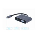 Type-C  to HDMI + VGA, adapter kabl, GEMBIRD A-USB3C-HDMIVGA-01 - Image 2