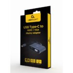 Type-C  to HDMI + VGA, adapter kabl, GEMBIRD A-USB3C-HDMIVGA-01 - Image 3