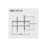 Zidni nosač GEMBIRD WM-70T-01 nagib, 32”-70” - Image 2