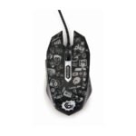 Miš GEMBIRD 6-button optical LED mouse, black, MUS-6B-GRAFIX-01, optical, USB - Image 2