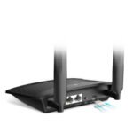 ROUTER TP-Link TL-MR100 300Mbps Wireless N 4G LTE Router,build-in 4G LTE modem D:150Mbps,U:50Mbps,300 Mbps on 2.4 GHz, 1x10/100 LAN/WAN+ 1x10/100 LAN, - Image 2