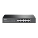 SWITCH TP- LINK TL-SG1016DE 16-Port Gigabit Easy Smart Switch, 16 10/100/1000Mbps RJ45 ports, MTU/Port/Tag-based VLAN, QoS, IGMP Snooping, 1U 13-inch