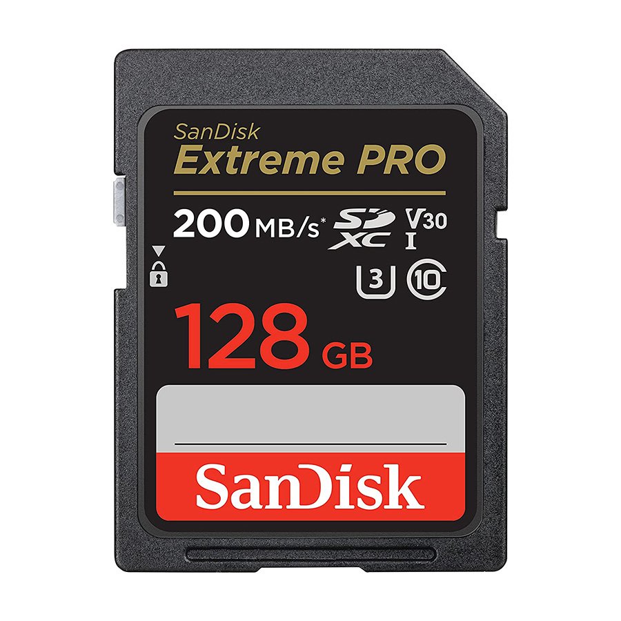 0114195_sandisk-sdxc-128gb-extreme-pro-200mbs-v30-uhs-i-class10-u3-v30-sdsdxxd-128g-gn4in SanDisk SDXC 128GB Extreme Pro 200MB/s V30 UHS-I Class10 U3 V30 SDSDXXD-128G-GN4IN - Image 1