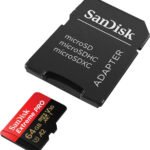Micro SD SanDisk SDXC 64GB Extreme Pro 200MB/s A2 C10 V30 sa adapterom UHS-I US SDSQXCU-064G-GN6MA