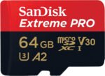 Micro SD SanDisk SDXC 64GB Extreme Pro 200MB/s A2 C10 V30 sa adapterom UHS-I US SDSQXCU-064G-GN6MA - Image 2