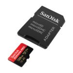 Micro SD SanDisk SDXC 128GB Extreme Pro 200MB/s A2 C10 V30 UHS-I US sa adapterom SDSQXCD-128G-GN6MA - Image 2