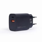 USB punjač Type-C fast charger, 18 W, black GEMBIRD, TA-UQC3-03 - Image 2