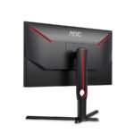 MONITOR AOC GAMING 24.5” 25G3ZM 240Hz VA, 1920x1080, 0.5ms, 3000:1, 178/178, Adaptive Sync, HDMI, DP, 3-sided frameless, Full Ergo, G-Menu, Black-Red, - Image 3