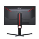 MONITOR AOC GAMING 24.5” 25G3ZM 240Hz VA, 1920x1080, 0.5ms, 3000:1, 178/178, Adaptive Sync, HDMI, DP, 3-sided frameless, Full Ergo, G-Menu, Black-Red, - Image 4