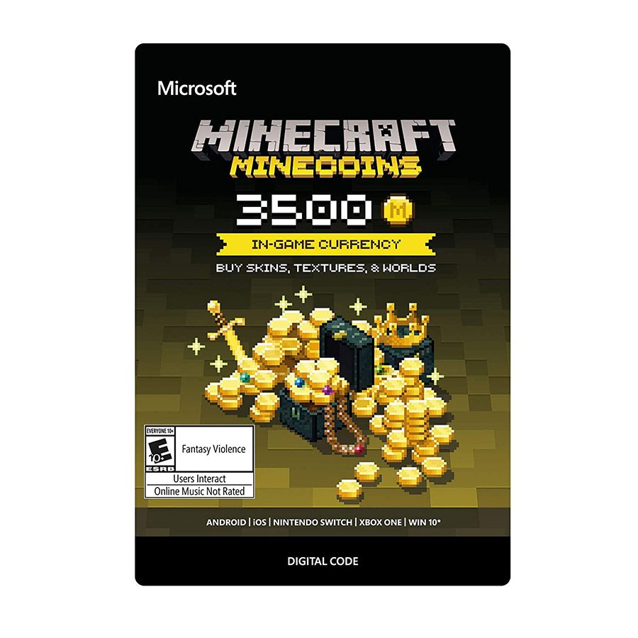0115498_minecraft-3500-minecoins-digital Minecraft 3500 Minecoins /Digital - Image 1
