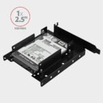 Adapter interni AXAGON RHD-P35 2x2,5" HDD/SSD into PCI position, black - Image 2