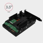 Adapter interni AXAGON RHD-P35 2x2,5" HDD/SSD into PCI position, black - Image 5