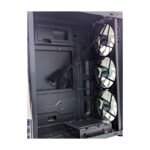 KUĆIŠTE GNC EZ COOL GAMING ND-570 BEZ NAPAJANJA, prozirna stranica, 3x120mm RGB ventilator - Image 6