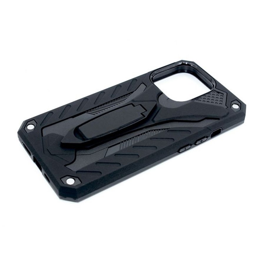 0116175_zastitna-maska-pc-robot-armor-case-iphone14-black ZAŠTITNA MASKA PC ROBOT ARMOR CASE IPHONE14 BLACK - Image 1