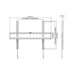 Zidni nosač GEMBIRD WM-70F-01 fiksni, 37”-70” - Image 2