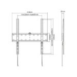 Zidni nosač GEMBIRD WM-55F-02 fiksni, 32”-55” - Image 2