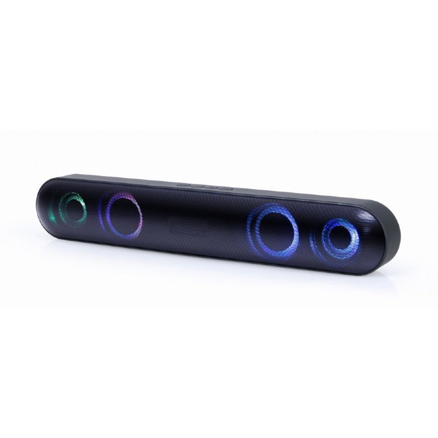 0116564_zvucnici-bluetooth-soundbar-gembird-with-led-light-effect-black-spkbt-bar400l Zvučnici Bluetooth soundbar, GEMBIRD with LED light effect, black, SPKBT-BAR400L - Image 1