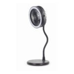 Desktop ventilator sa LED svjetlom + wireless charger GEMBIRD TA-WPC10-LEDFAN-01 - Image 2