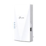 TP-Link RE500X AX1500 Wi-Fi 6 Range Extender, 300 Mbps at 2.4 GHz + 1201 Mbps at 5 GHz, 2 × Internal Antennas, 1 × Gigabit Port, Broadcom 1.5GHz Tri-C