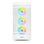 Kućište SHARKOON gaming, Rebel C50 RGB White, ATX, ventilator 4x120mm Addressable RGB - Image 2