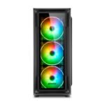 Kućište SHARKOON gaming, TK4 RGB, ATX, ventilator 4x120mm Addressable RGB - Image 2