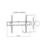 Zidni nosač GEMBIRD WM-70T-02 nagib, 37”-70” - Image 2