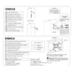 Zidni nosač GNC PSW831, 14-43", 25kg, VESA 200x200, nagib - Image 5