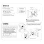 Zidni nosač GNC PSW831, 14-43", 25kg, VESA 200x200, nagib - Image 6
