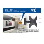 Zidni nosač GNC PSW755  26"-43"  vesa 200 X 200 nosivost 22kg  nagib - Image 2