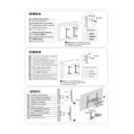 Zidni nosač GNC PSW866AT  32"-55"  400x400  full motion max 30kg - Image 3