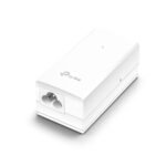 TP-LINK TL-POE2412G 24V Passive POE adapter, maximum 12W power supply, 2 Giga Ethernet port, AC 100-120V~50/60Hz input, support wall mounting. - Image 2