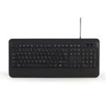 Tastatura GEMBIRD, KB-UML-03 Slim Rainbow backlight multimedia keyboard, USB, USA layout - Image 3