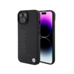ORIGINALNA TORBICA BMW MAGSAFE SIGNATURE LOGO IMPRINT BMHMP15SSLLBK ZA IPHONE 15 CRNA
