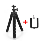 DRŽAČ ZA TELEFON - FLEKSIBILNI TRONOŽAC - CRNI