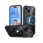 FUTROLA ESR CLASSIC KICKSTAND HALOLOCK MAGSAFE ZA IPHONE 15 PLUS - PROZIRNA CRNA