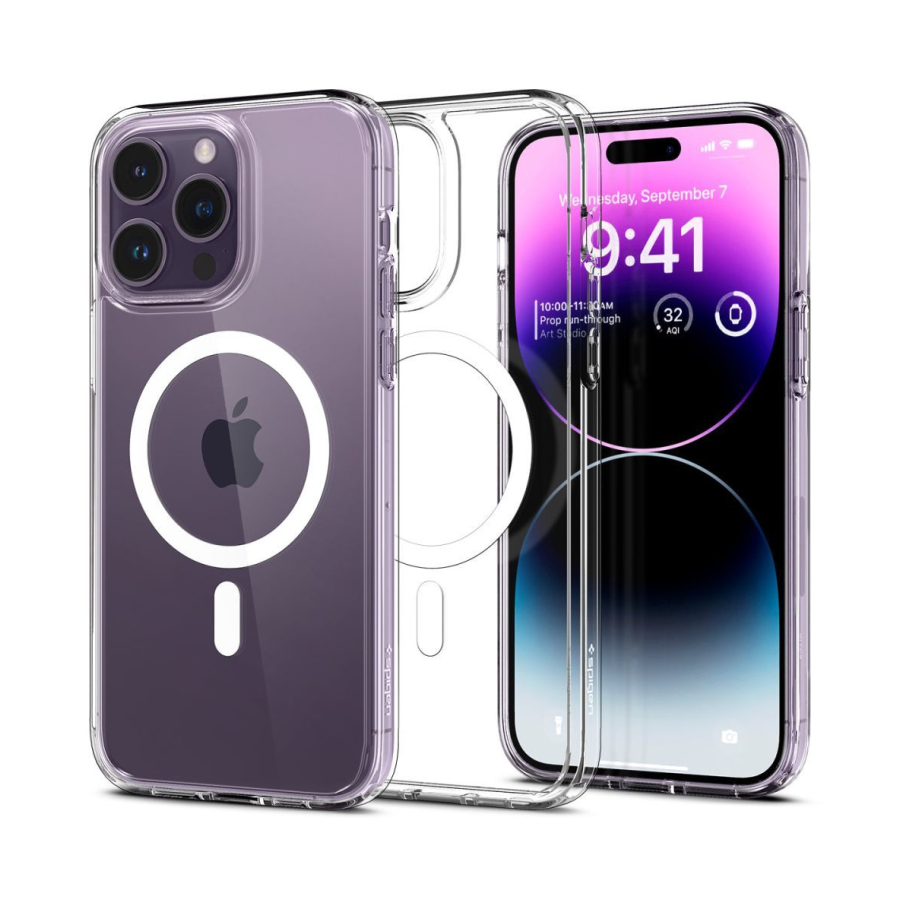 0120940_case-spigen-ultra-hybrid-mag-magsafe-acs06576-do-iphone-15-pro-max-white CASE SPIGEN ULTRA HYBRID MAG MAGSAFE ACS06576 DO IPHONE 15 PRO MAX - WHITE - Image 1