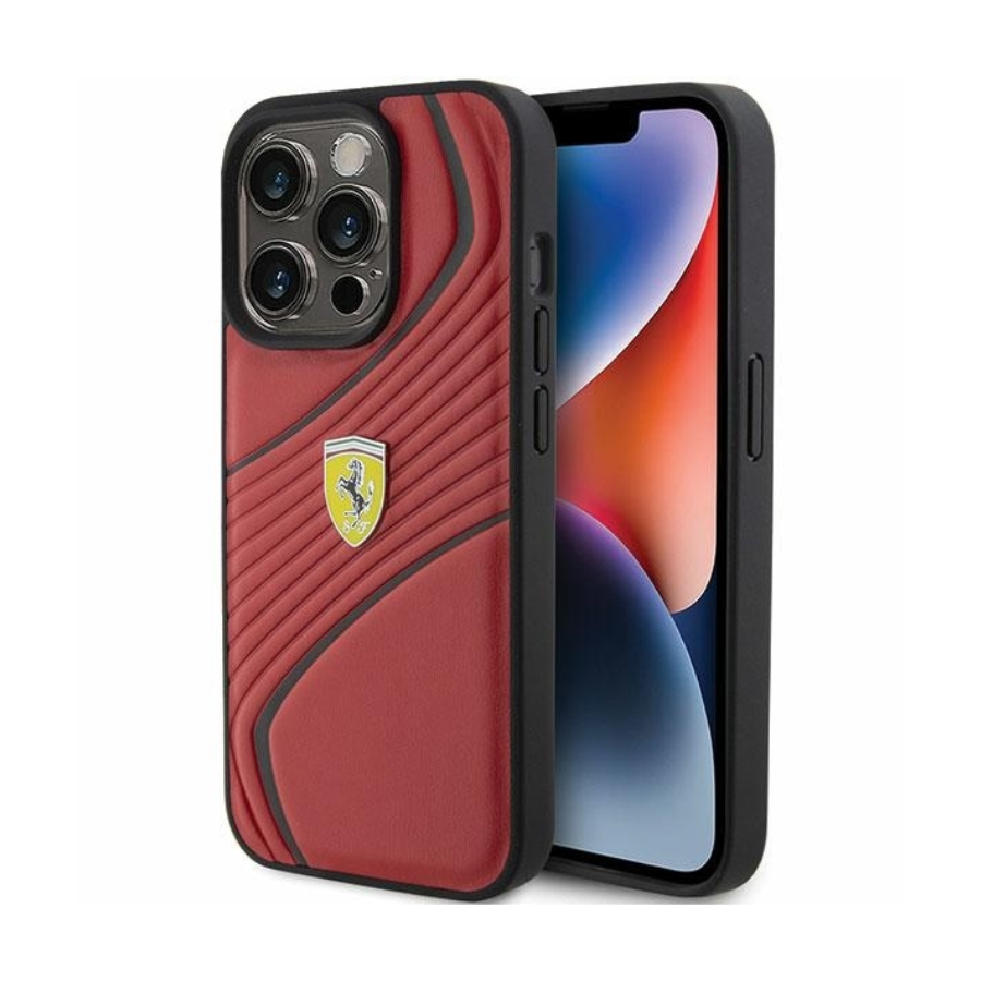 0120952_originalna-ferrari-futrola-twist-metal-logo-fehcp15lptwr-do-iphone-15-pro-red ORIGINALNA FERRARI FUTROLA TWIST METAL LOGO FEHCP15LPTWR DO IPHONE 15 PRO RED - Image 1