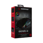 Miš gaming RAMPAGE SMX-R115 GEAR-X profesionalni, 6400dpi, pokretno RGB pozadinsko osvjetljenje, macro - Image 5